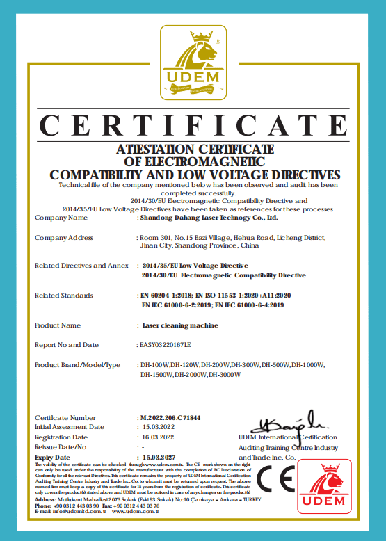 Certificate 6 (A)