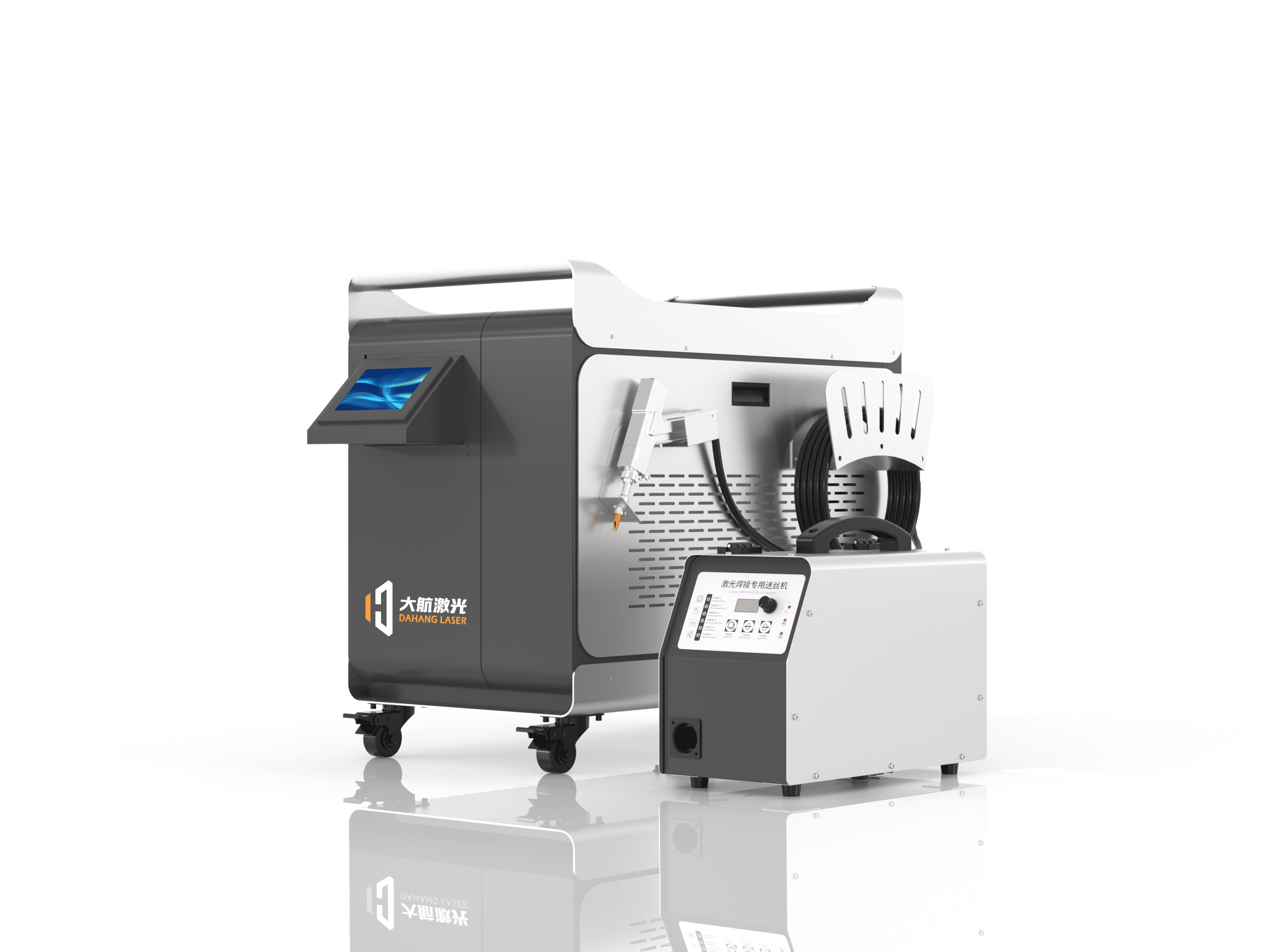 Water-Cooled Dual Wire Feeder 2000W Laser Welding Machine