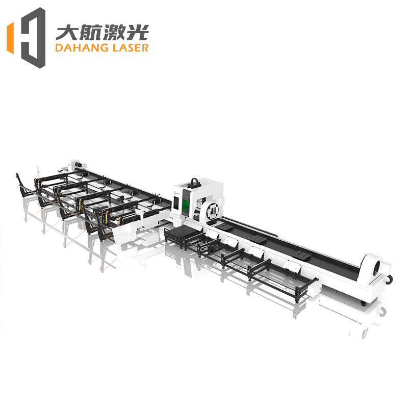 LT series fully automatic loading and unloading three-chuck pipe cutting machine
