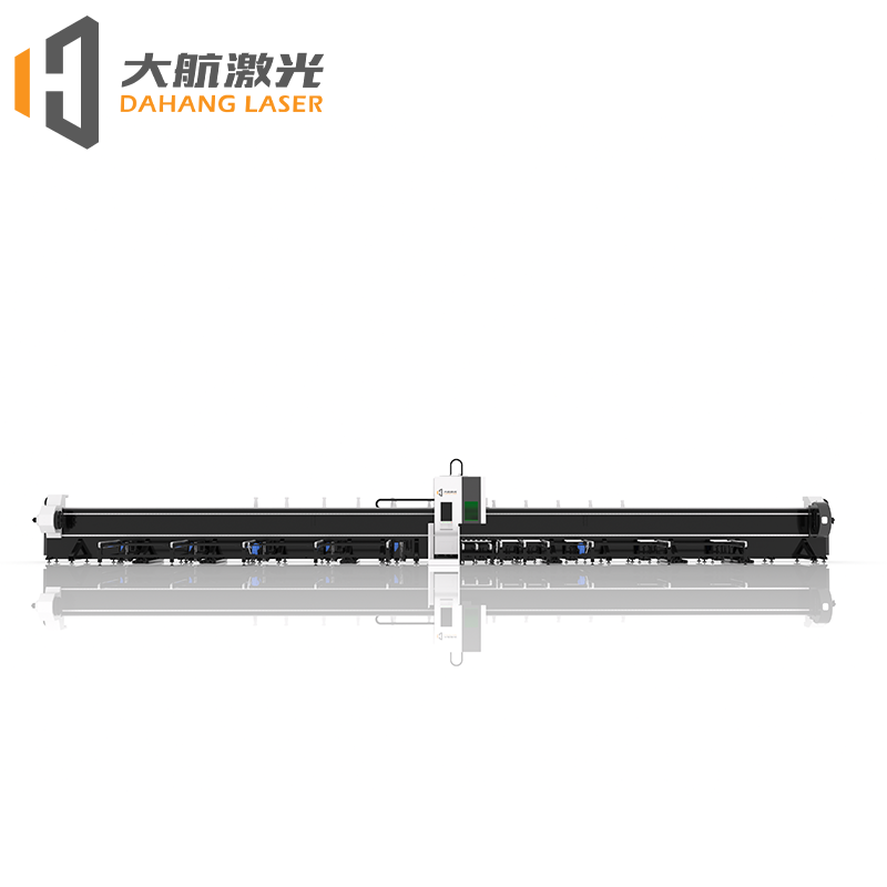 侧挂3卡盘激光切管机 4