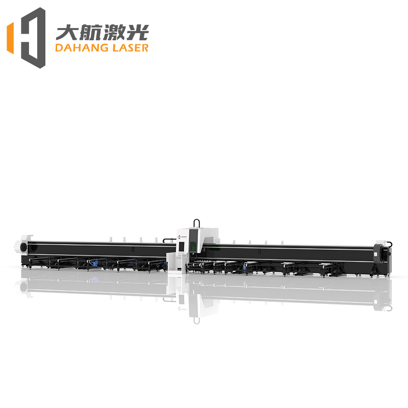 侧挂3卡盘激光切管机 5