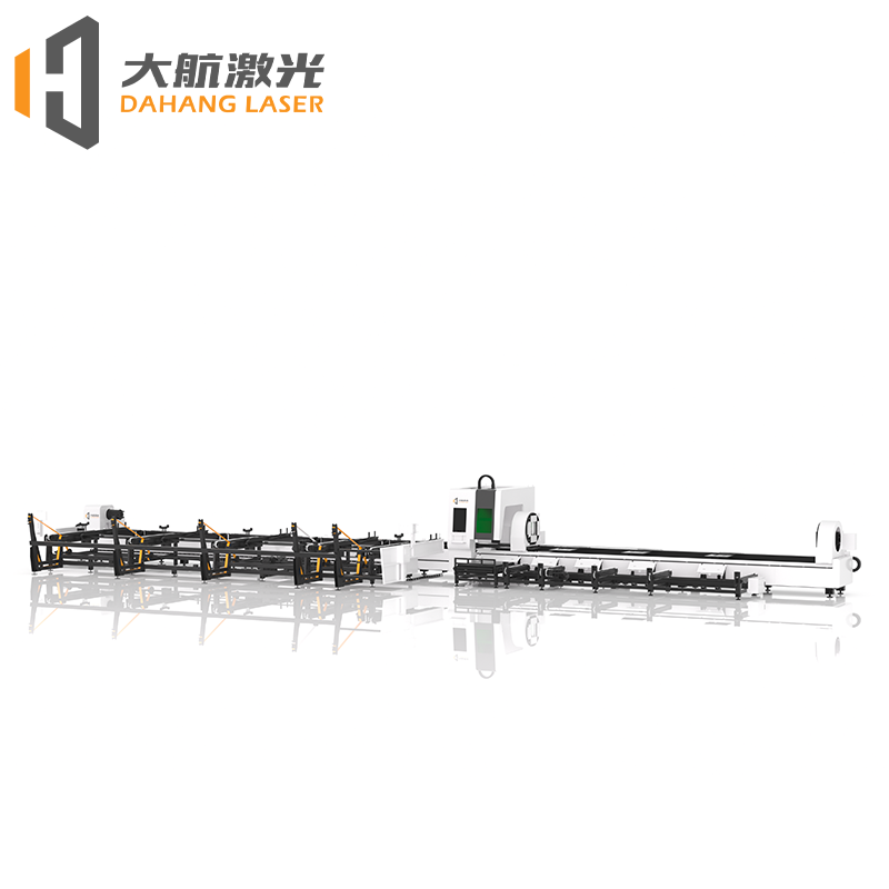 卧式3卡盘激光切管机 5
